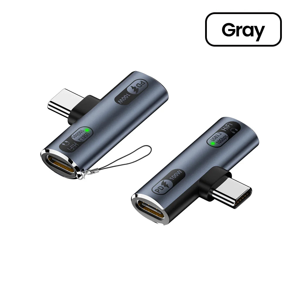 Type C 2 in 1 Headphone Adapter 100W  for iphone 15 16