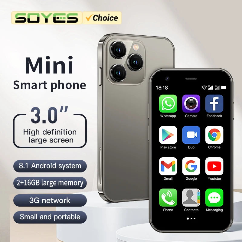 Mini Smartphone 2GB RAM 16G Dual SIM