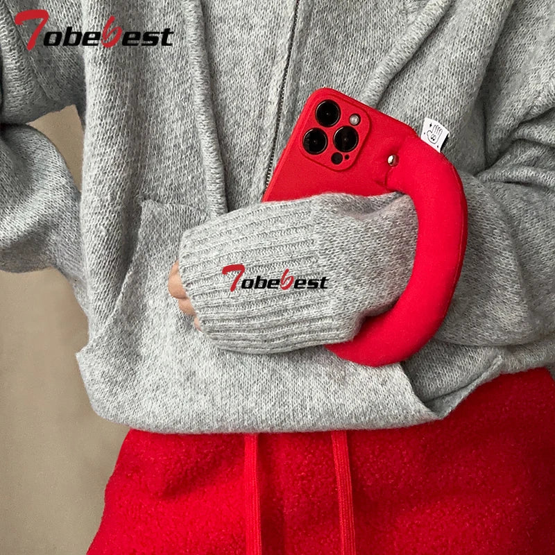 Luxury Handheld Cotton  Case for Iphone